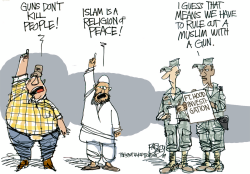 FT HOOD SHOOTER by Pat Bagley