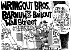 WALL STREET CIRCUS by John Darkow