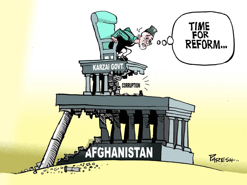  KARZAI GOVT REFORM by Paresh Nath