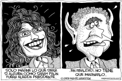 IMAGINE A LA PRESIDENTE SARAH by Wolverton