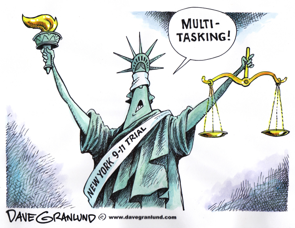  9-11 TRIAL IN NEW YORK CITY by Dave Granlund