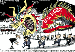 DRAGON ON THE ECONOMY by Pat Bagley