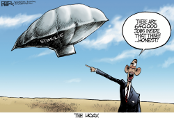 THE STIMULUS HOAX by Nate Beeler