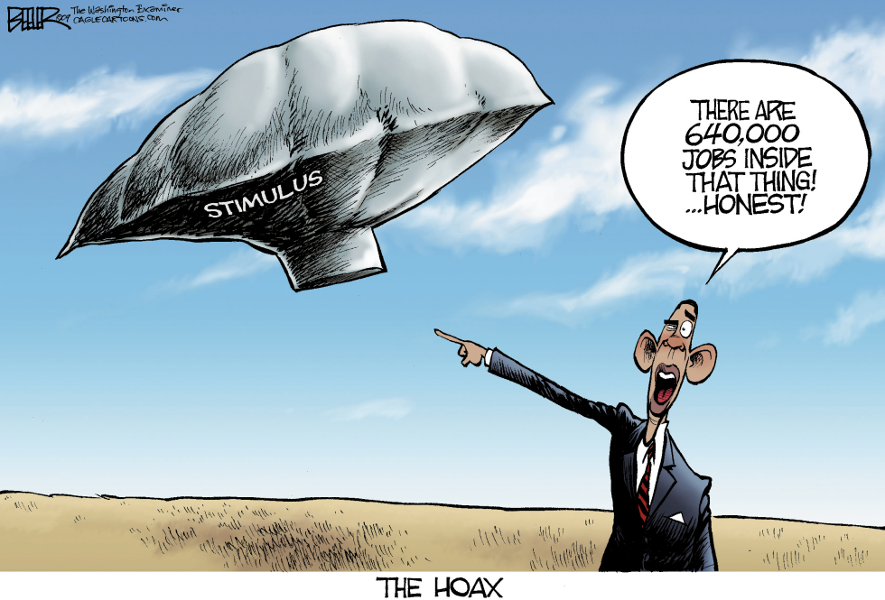  THE STIMULUS HOAX by Nate Beeler