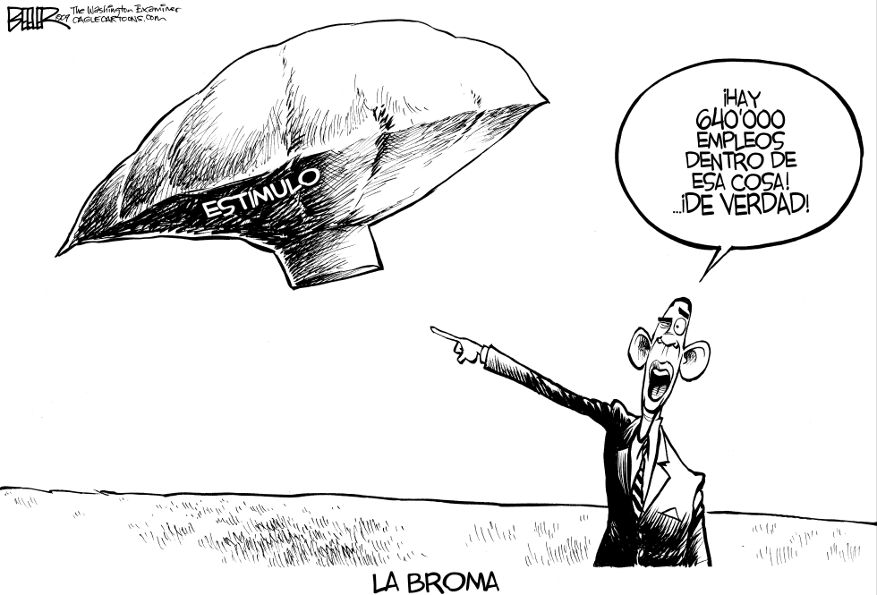  LA BROMA DEL ESTIMULO by Nate Beeler