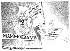 NEW MAMMOGRAM GUIDELINES by Dave Granlund