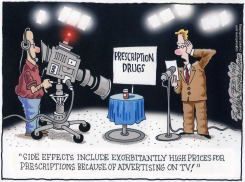 PRESCRIPTION DRUG ADS by Bob Englehart