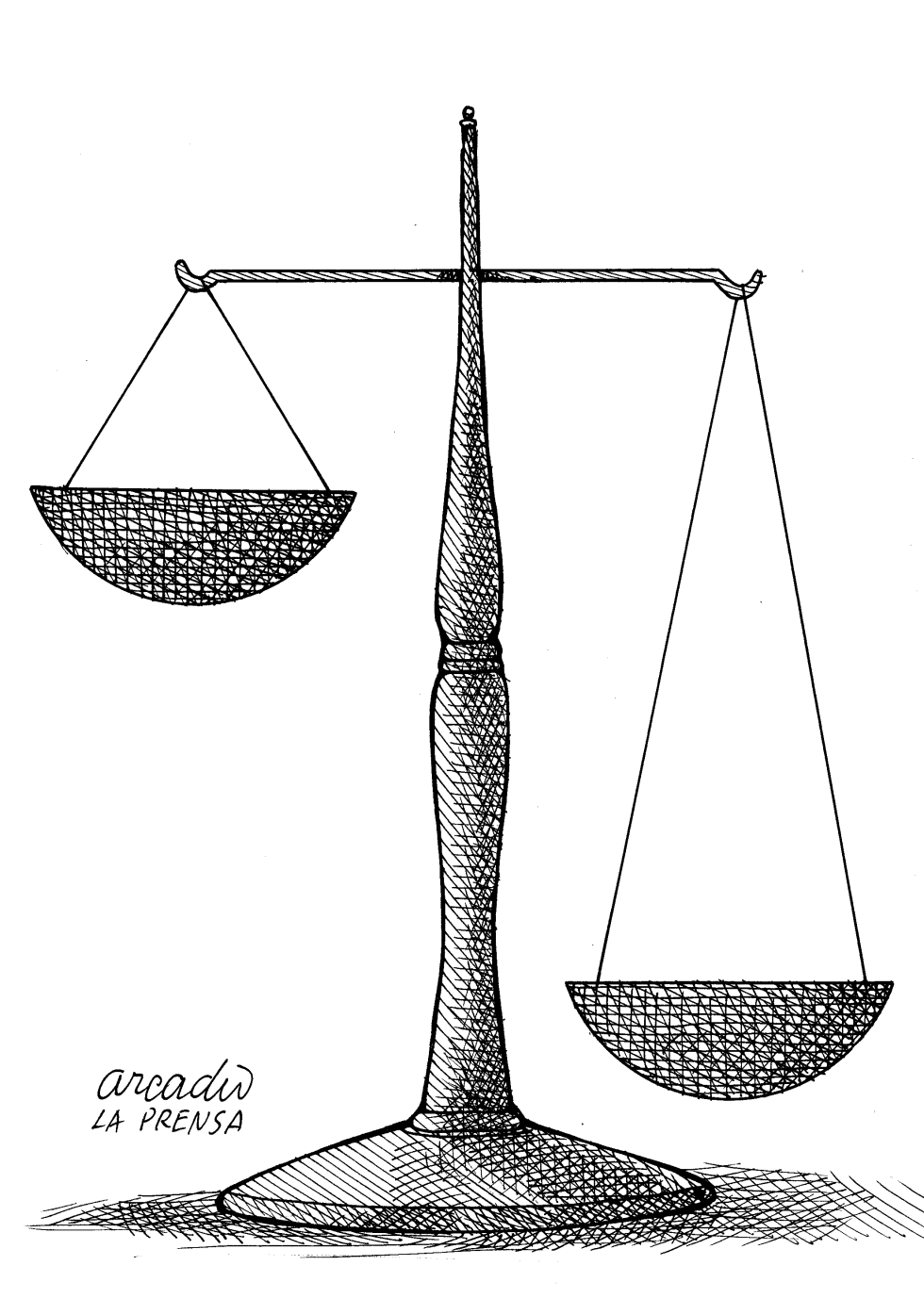  JUSTICIA IMPERFECTA  by Arcadio Esquivel