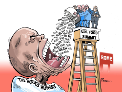 FEEDING WORLD'S HUNGRY by Paresh Nath