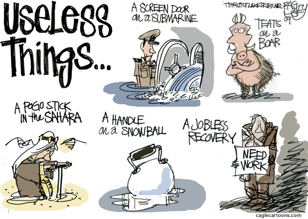  USELESS RECOVERY by Pat Bagley