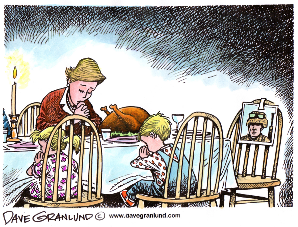  EMPTY SEAT AT THANKSGIVING by Dave Granlund