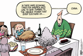 GIVING THANKS by Nate Beeler