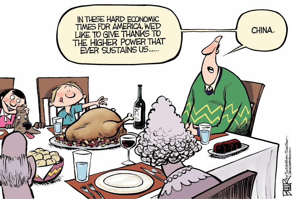  GIVING THANKS by Nate Beeler