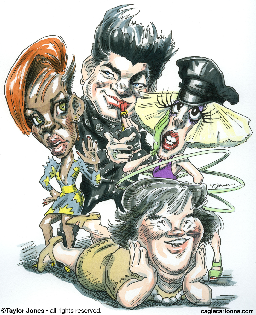  RIHANNA, ADAM, LADY GAGA AND SUSAN  by Taylor Jones