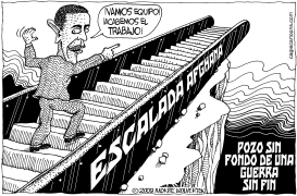 OBAMA ACABANDO EL TRABAJO by Wolverton