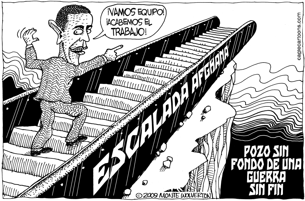  OBAMA ACABANDO EL TRABAJO by Wolverton