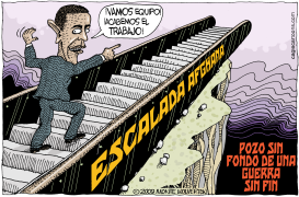 OBAMA ACABANDO EL TRABAJO  by Wolverton