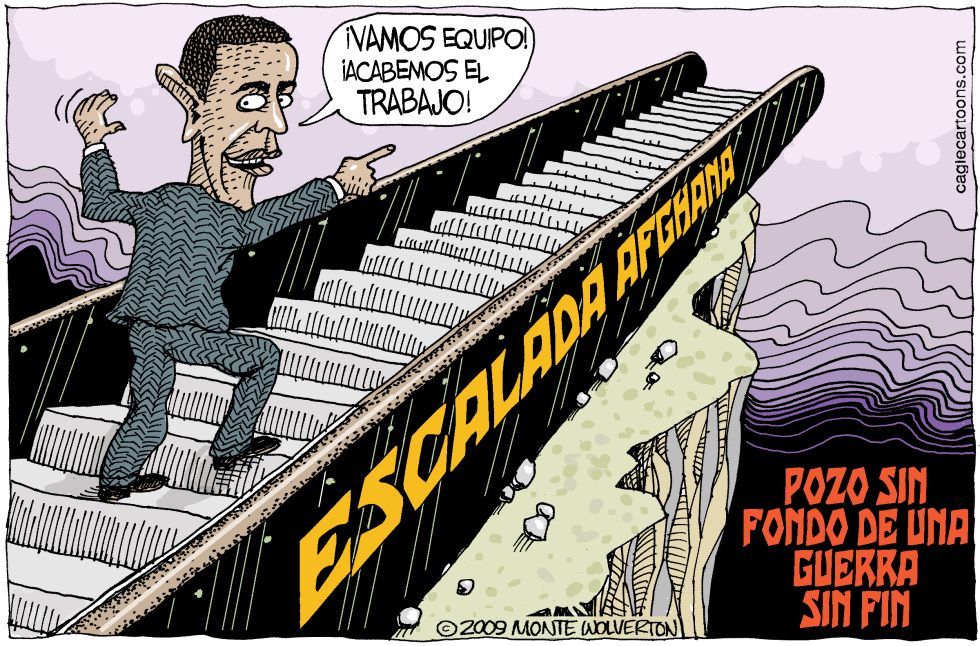  OBAMA ACABANDO EL TRABAJO  by Wolverton