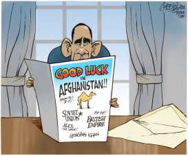 GOOD LUCK OBAMA by Patrick Corrigan