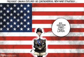 NEW WAR STRATEGY by Nate Beeler