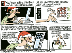 ONLINE SHOPPER by David Fitzsimmons