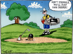 TIGER WOODS by Bob Englehart