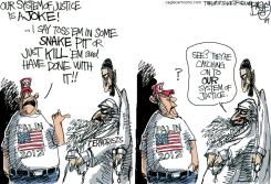 TERRORIST JUSTICE by Pat Bagley