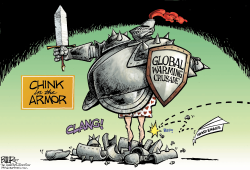 GLOBAL WARMING ARMOR by Nate Beeler