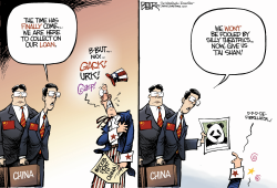 LOCAL DC - CHINA COLLECTS ON LOAN by Nate Beeler