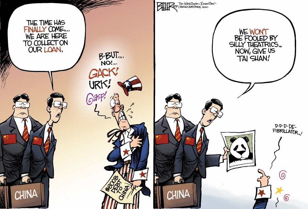  LOCAL DC - CHINA COLLECTS ON LOAN by Nate Beeler