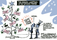 NATIONAL CHRISTMAS TREE by David Fitzsimmons