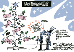 NATIONAL CHRISTMAS TREE by David Fitzsimmons