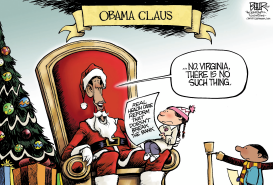 OBAMA CLAUS by Nate Beeler