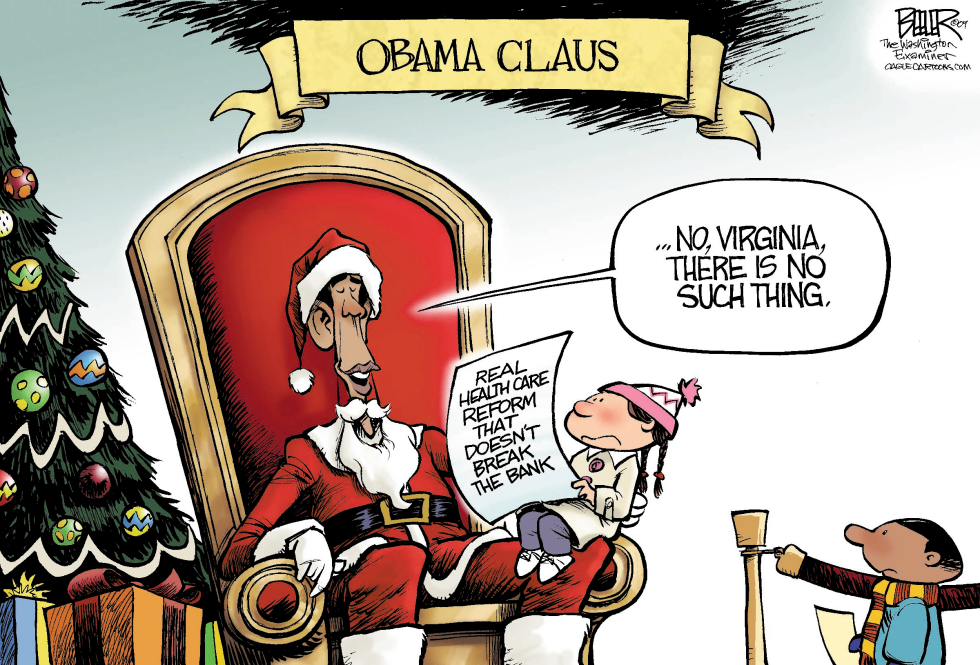  OBAMA CLAUS by Nate Beeler