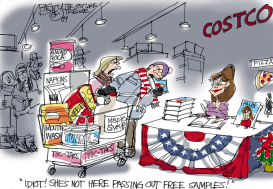 PALIN DOES COSTCO by Pat Bagley