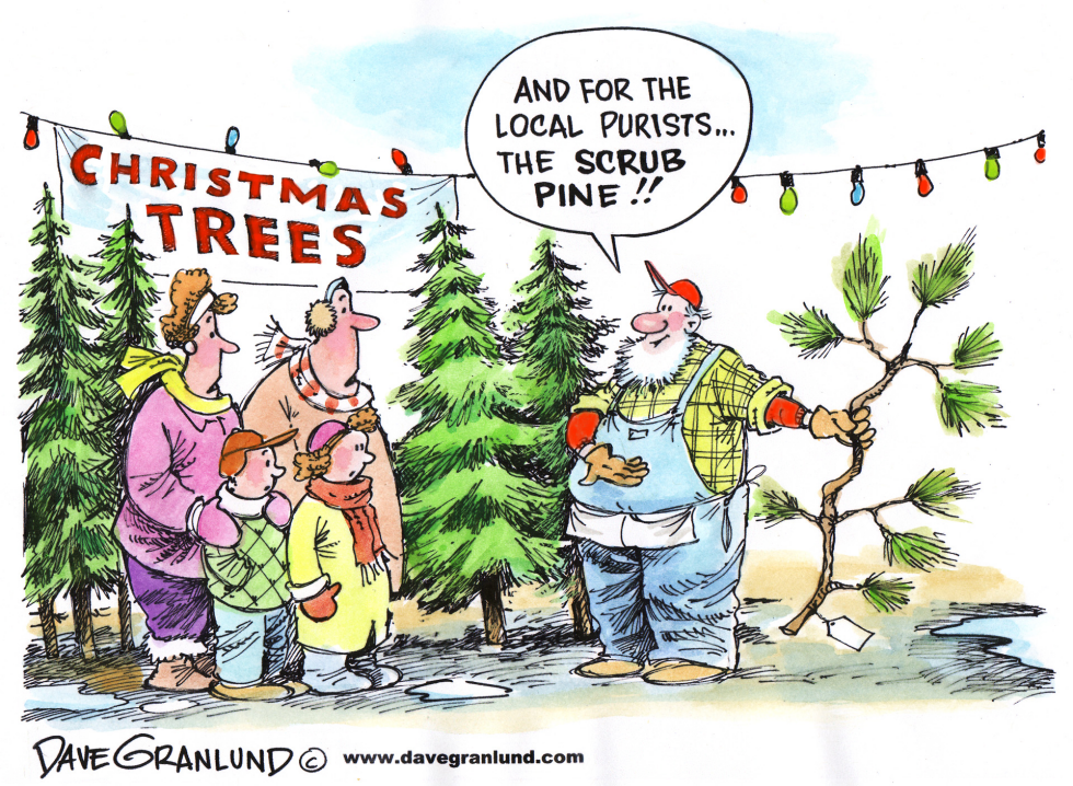  CHRISTMAS TREE SELECTIONS by Dave Granlund