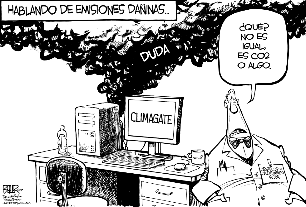  HABLANDO DE EMISIONES DAñINAS by Nate Beeler