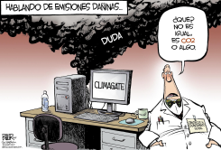 HABLANDO DE EMISIONES DAñINAS  by Nate Beeler