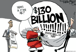 WALL STREET BONUSES by Pat Bagley