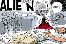 LIEBERMAN ALIEN by Pat Bagley