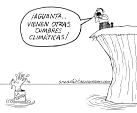 VENDRáN OTRAS CUMBRES CLIMáTICAS  by Arcadio Esquivel