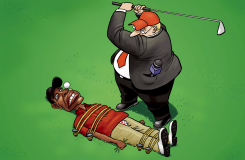 TIGER WOODS SCANDAL by Luojie