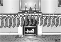 JOBS STOCKINGS by RJ Matson