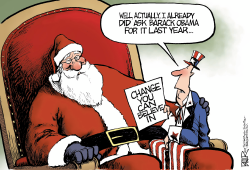 CHANGE FOR X-MAS by Nate Beeler