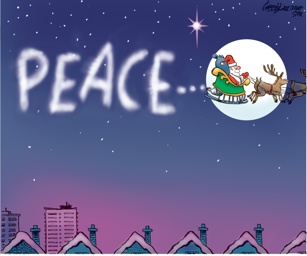  PEACE AT CHRISTMAS by Patrick Corrigan