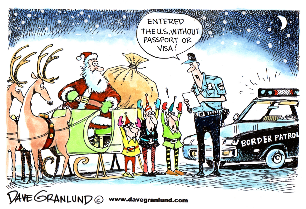  UNDOCUMENTED ELVES by Dave Granlund