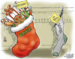 CHRISTMAS STOCKINGS by John Cole