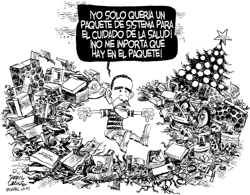  PAQUETE DE NAVIDAD DEL SISTEMA DE SALUD by Daryl Cagle