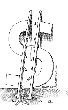 ECONOMíA ROTA  by Arcadio Esquivel