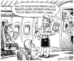 TERRORISTAS EN AVIONES by Adam Zyglis